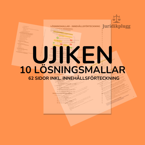 Juridiska lösningsmallar till 11 områden
